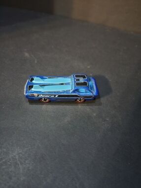 Blue Toy Car Hot Wheels-style Metal Diecast